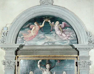 SS. Benedict, Dominic and Sebastian (detail)