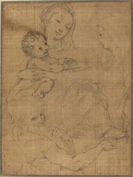 Mystic Marriage of Saint Catherine with Saint Jerome