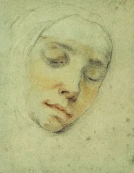 Portrait of Pasitea Crogi, Her Eyes Closed in Ecstasy