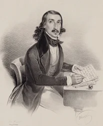 Portrait of the Singer and Composer Giacinto Marras