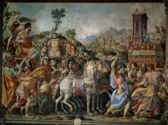 The Triumph of Marcus Furius Camillus, from the Sala dell