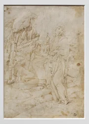 Young Man in a Rocky Landscape, c.1475-80