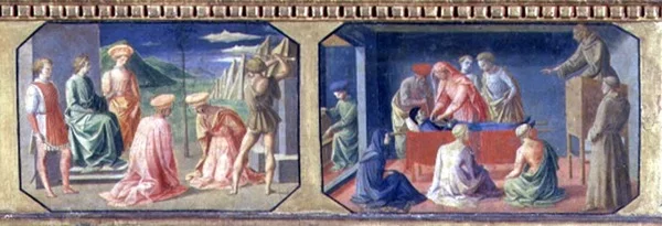 The Martyrdom of SS. Cosmas and Damian, St. Anthony of Padua Finding the Miser