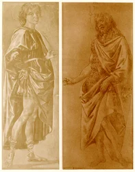 Study on a Standing Young Saint with a Palm Tree