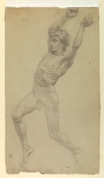Figure Study for Diana and Her Attendants among the Constellations