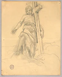 Sketch for Central Figure in the Ascension