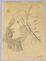 Sketch of Two Heads