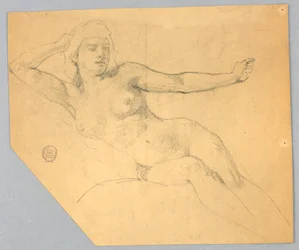 Sketch of a Female Nude