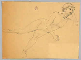 Sketch of a Female Nude