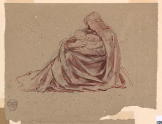 Study for "Charity," St. Bartholomew