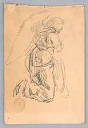 Study for an Angel in Adoration