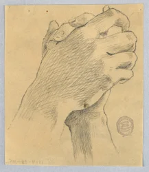 Study of Clasped Hands