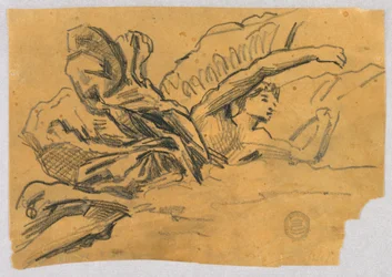 Study of an Angel with Drapery