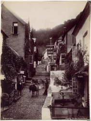 Clovelly, The New Inn and Street