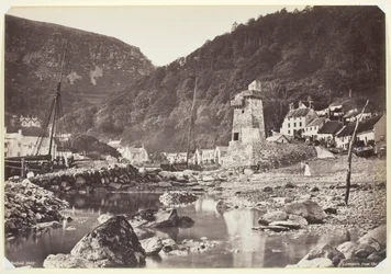 Lynmouth from the Sea, 1860-94