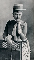 Portrait study of the future Queen Mary, 1885-1911