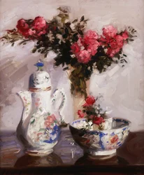 The Famille Rose Coffee Pot