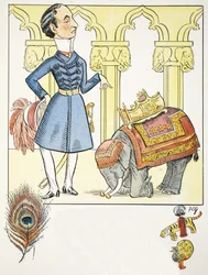 Ode of V, illustration from The Struwwelpeter Alphabet, verse by Harold Begbie