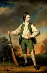 The Young Cricketer - Portrait of Lewis Cage