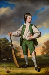 The Young Cricketer - Portrait of Lewis Cage