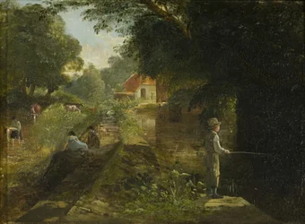 Boy Fishing, Stapleton, c. 1822-23