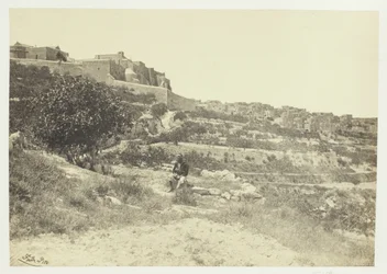 Bethlehem, with the Church of the Nativity, 1857