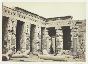 Interior Court of Medinet Habu, Thebes