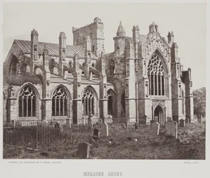 Melrose Abbey, c.1857