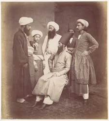 [Six East Indian Men]