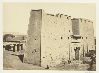 The Great Pylon at Edfou, Upper Egypt