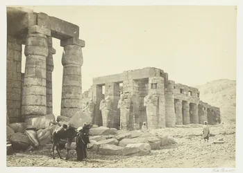 The Memnonium, Thebes, from the Plain