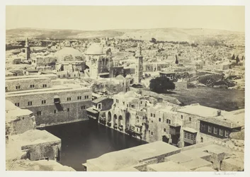 The Pool of Hezekiah, from the Tower of Hippicus, Jerusalem