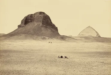 The Pyramids of Dahshoor, From the East