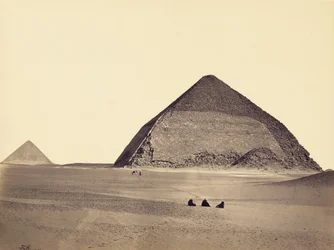 The Pyramids of Dahshur from the Southwest