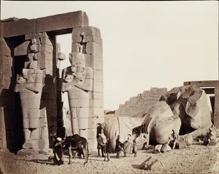 The Rameseum of El-Kurneh, Thebes