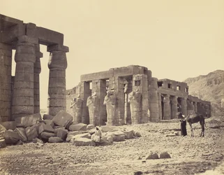 The Ramesseum of El-Kurneh. Thebes. Second view