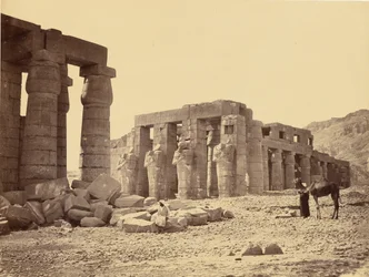 The Ramesseum of El-Kurney, Thebes, Second View