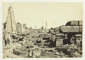 View at Karnac, from the Granite Pylon, 1857
