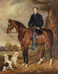 An Equestrian Portrait of Seymour Sydney Hyde 6th Earl of Harrington