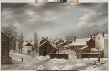 Winter Scene in Brooklyn