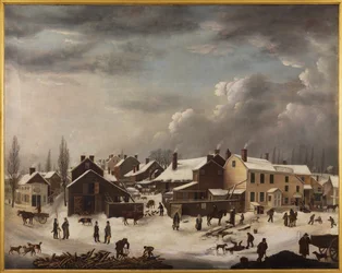Winter Scene in Brooklyn, c.1819-1820