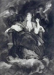 Mrs Siddons in the character of a Tragic Muse