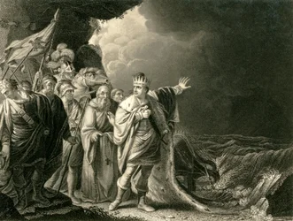 Canute Reproving His Courtiers