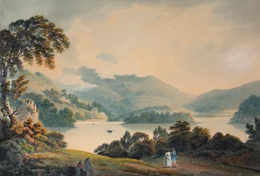 Loch Lomond near Luss, with Ben Lomond to the North