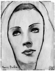 Face of Woman in the Veil