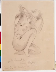 Transparencies Face of Man Superimposed on a Naked Woman