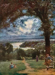 The Thames at Richmond from the Terrace