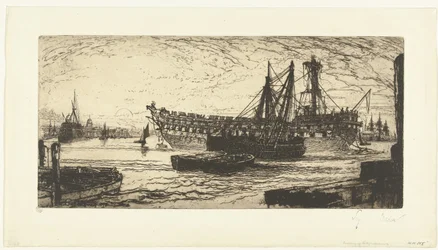 Dismantling of the Ship the Agamemnon