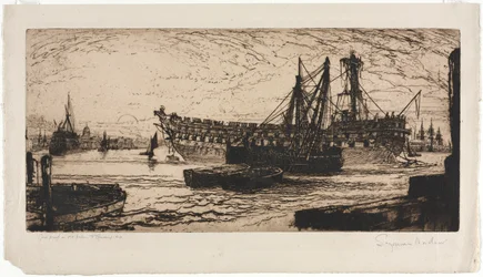 Breaking up of the Agamemnon