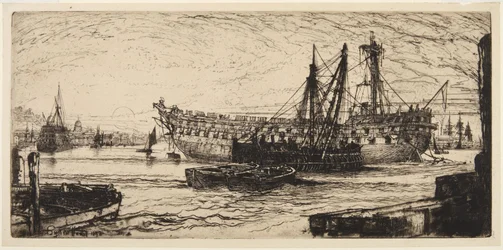 Breaking up of the “Agamemnon”